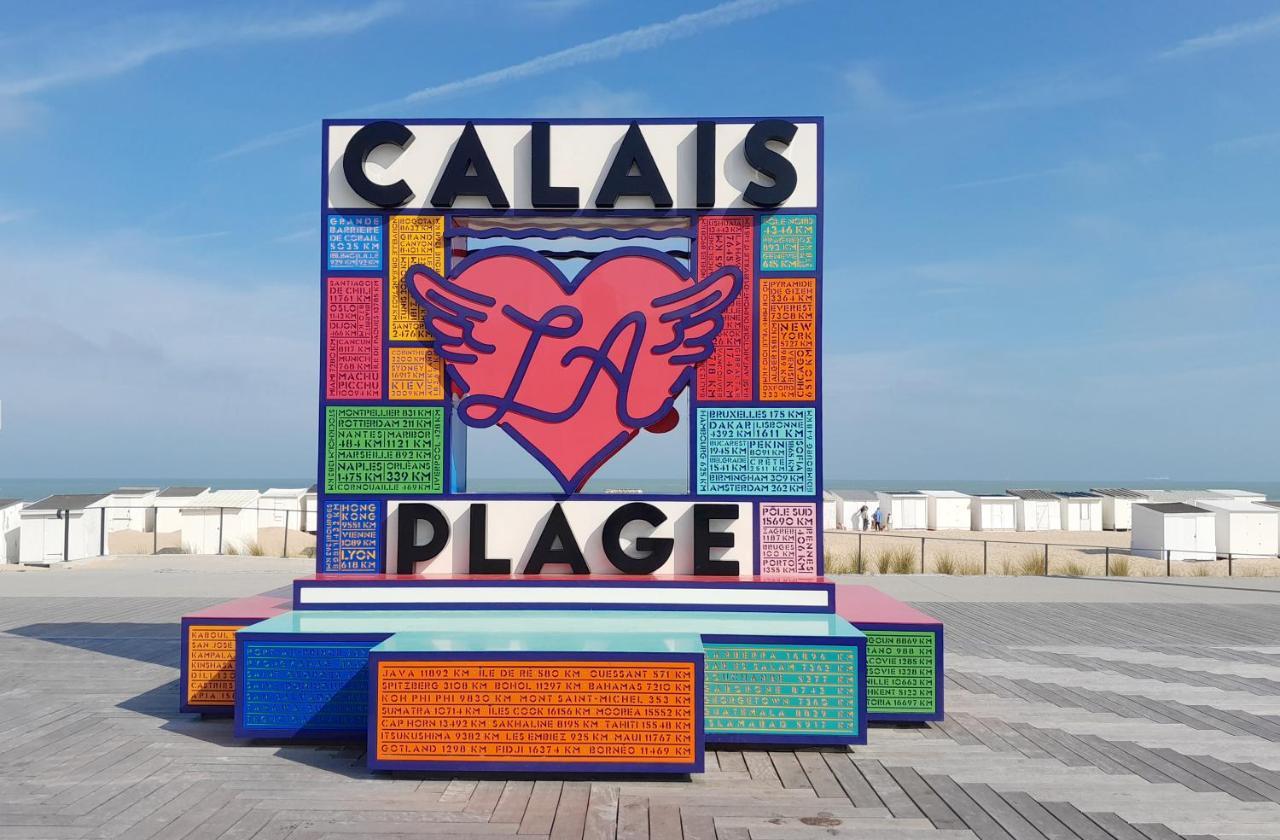 Studio Plage, Vue Mer Et Dragon, Garage Pour Moto Calais Buitenkant foto