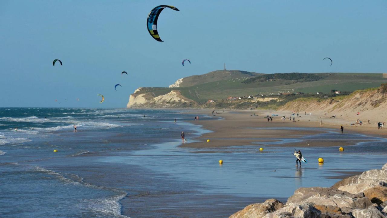 Studio Plage, Vue Mer Et Dragon, Garage Pour Moto Calais Buitenkant foto