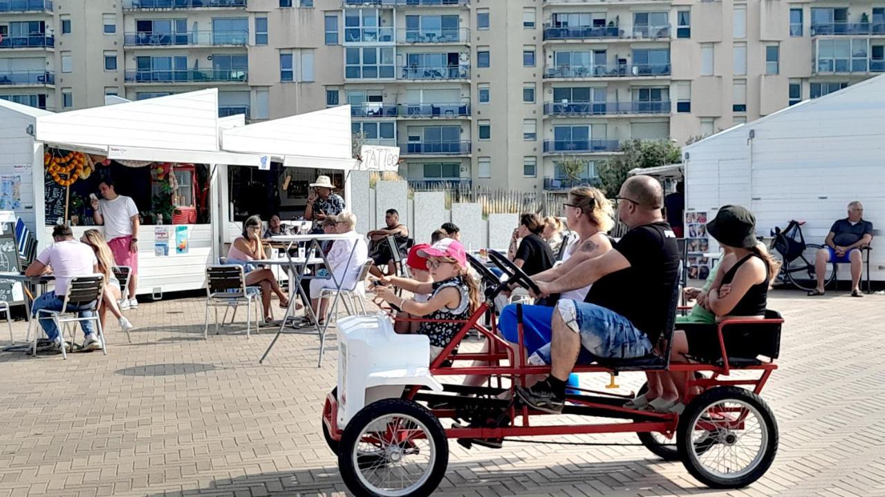 Studio Plage, Vue Mer Et Dragon, Garage Pour Moto Calais Buitenkant foto